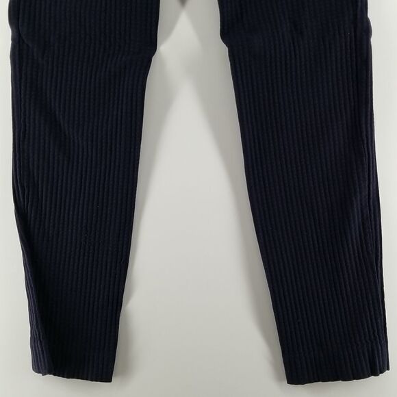 Point Zero Pants Women's USA 6 Leggings Skinny Purple Stripped Pull On Yoga - Picture 7 of 16